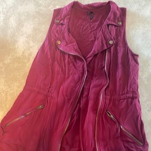 Small Maurices red vest